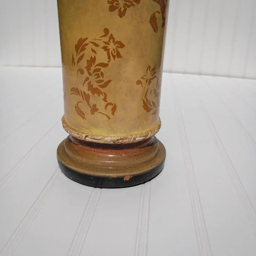 French Country Terracotta Lidded Vase 16